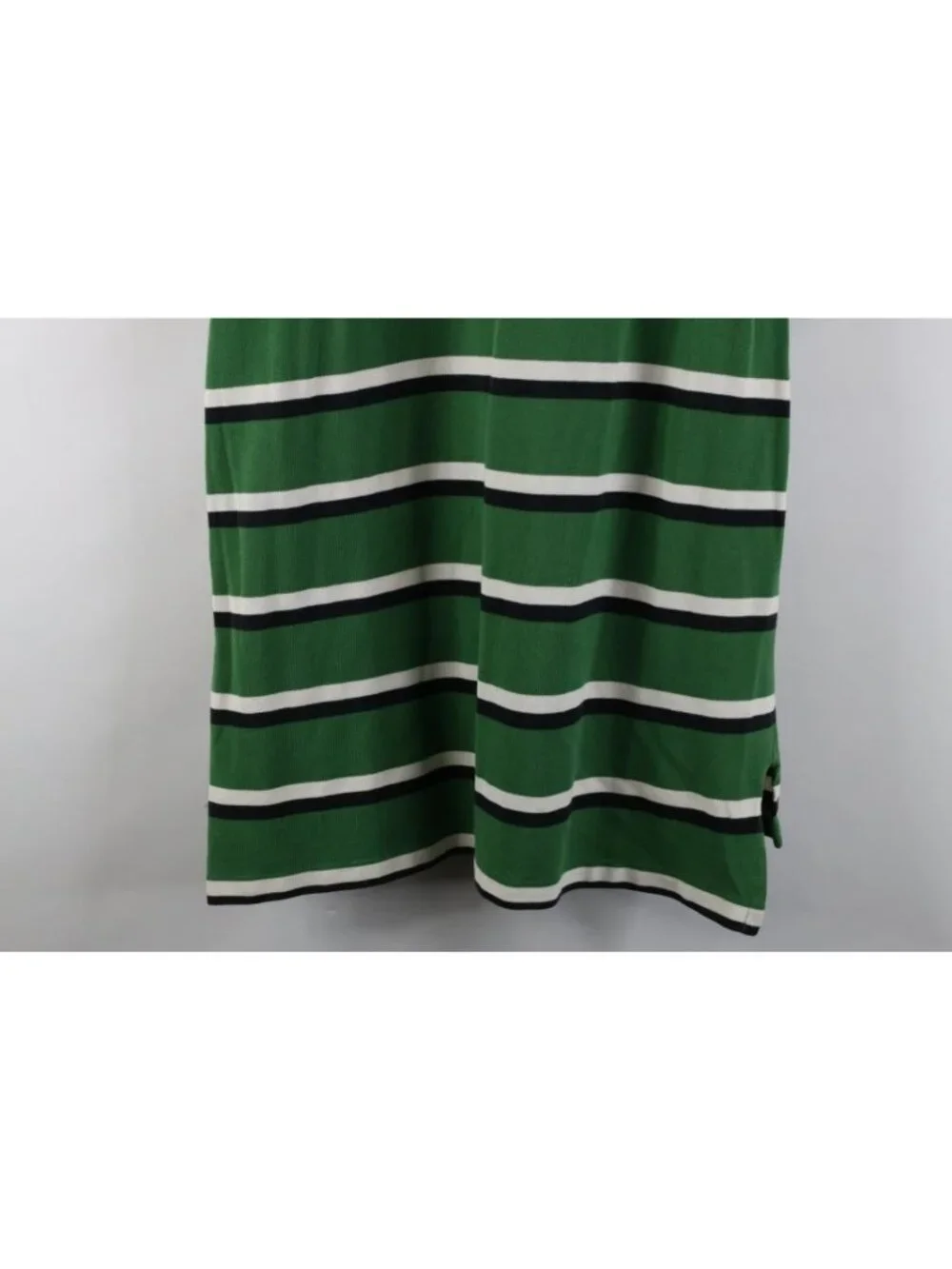 Vintage 90s Ralph Lauren Mens XL Faded Striped Collared Golf Polo Shirt Green